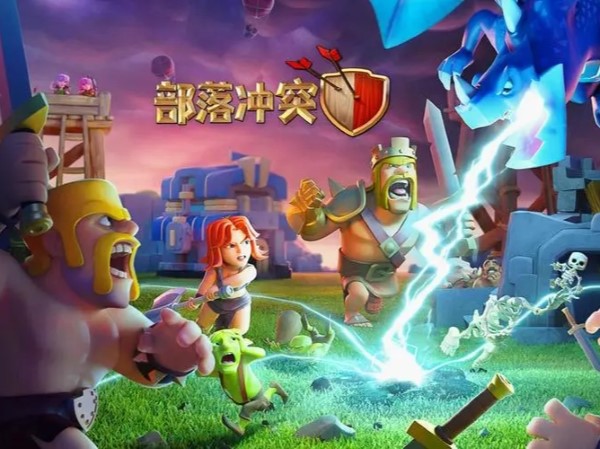 2022部落沖突十周年挑戰賽打法分別是在右上角放蒼蠅在下方放小龍右上放老六清理中放一條龍最后放英雄收尾