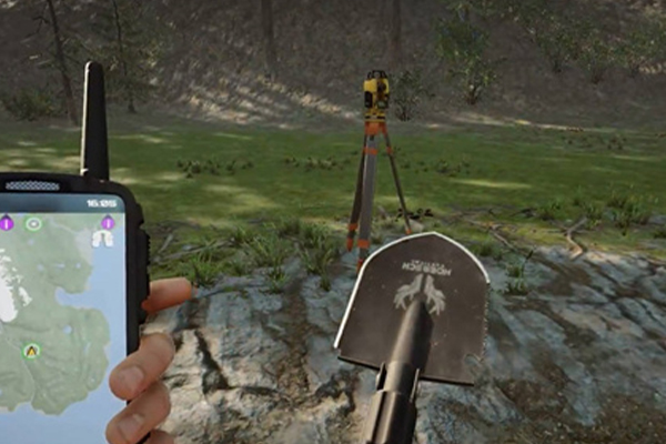 森林之子左輪槍位置在雪山的位置，玩家往前之后在地圖上有定位，跟著定位找，差不多就是露天的高爾夫球場的地方