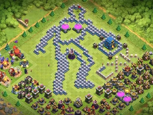 部落沖突奇葩惡搞陣型圖