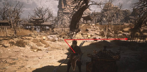 黑神話悟空黃風嶺沙門村佛亭前打坐點位置在哪里