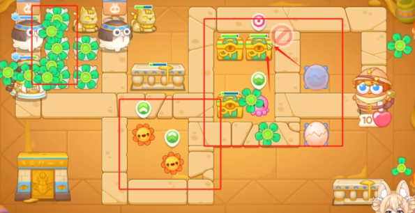 保衛蘿卜4法老歸來第二關怎么過